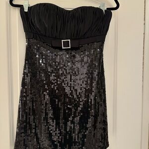 Mini Sequin Dress, Size S